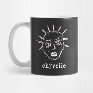 Chyrelle Black and White Face Mug
